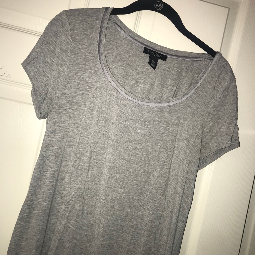 Gray White House Black Market T shirt!!